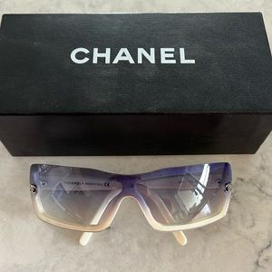 White Chanel Sunglasses